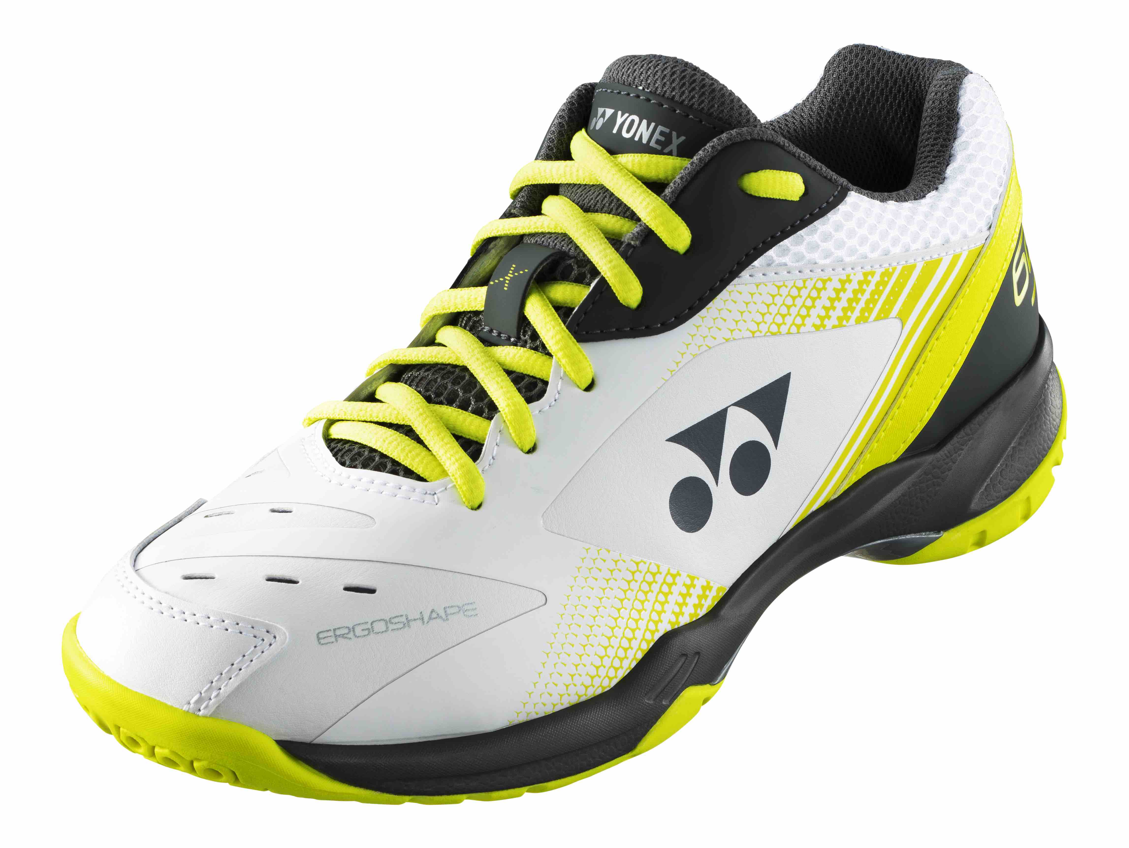 2021 Yonex Badminton Squash Indoor Shoes SHB65X3 White/Lime,  Power Cushion